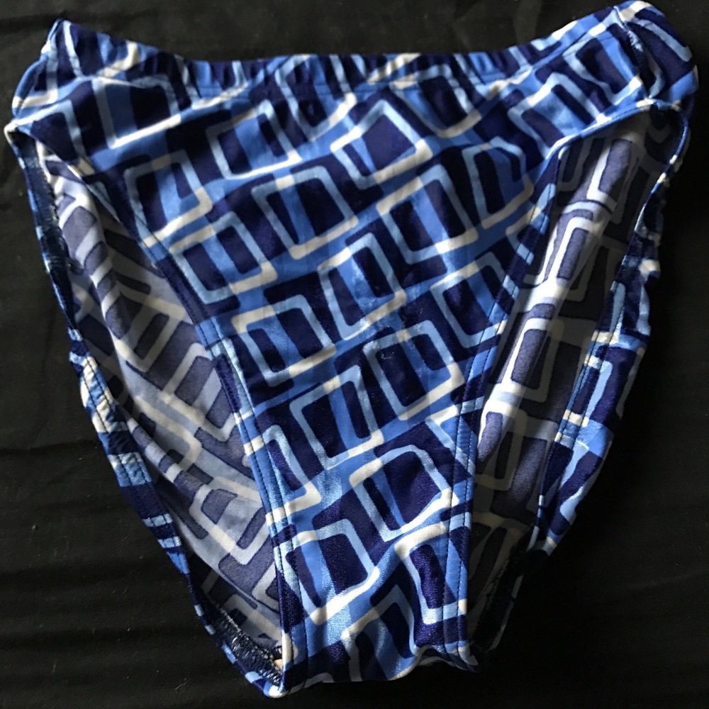 Vintage Retro High Waisted French Cut Bikini Set